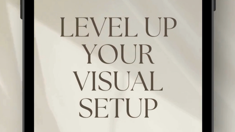 Visual setup